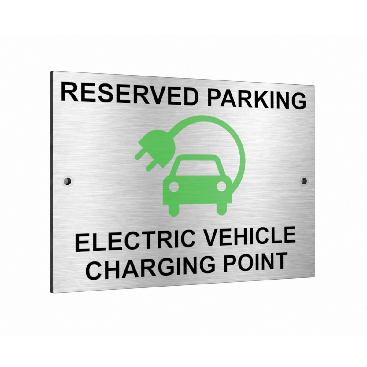 B256 RESERVED PARKING ELECTRIC VEHICLE CHARGING Aluminium Metal Plaque Sign
