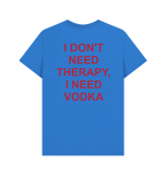 Bright Blue Printed T-shirt Back