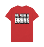 Red Printed T-shirt Back