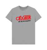 Athletic Grey Printed T-shirt Front