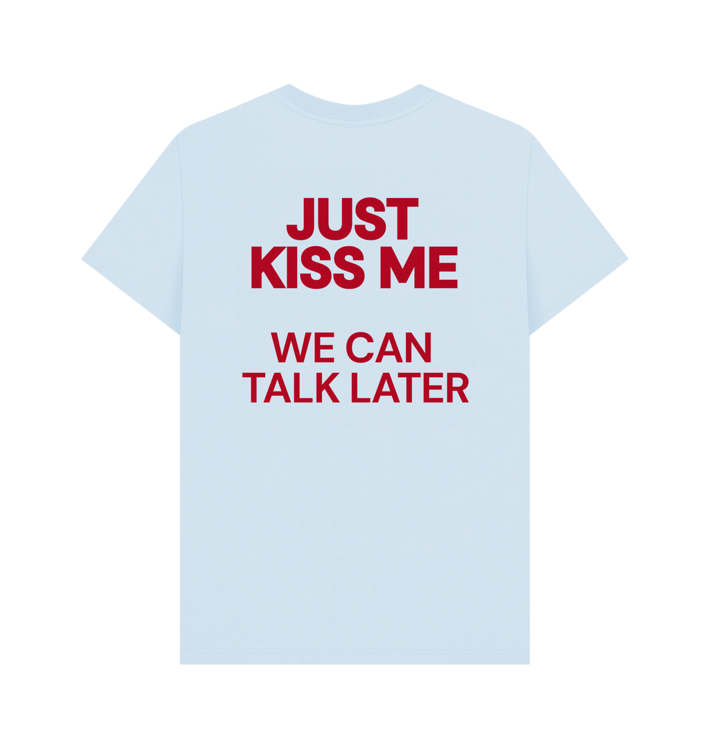 Sky Blue Printed T-shirt Back