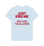 Sky Blue Printed T-shirt Back