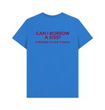 Bright Blue Printed T-shirt Back