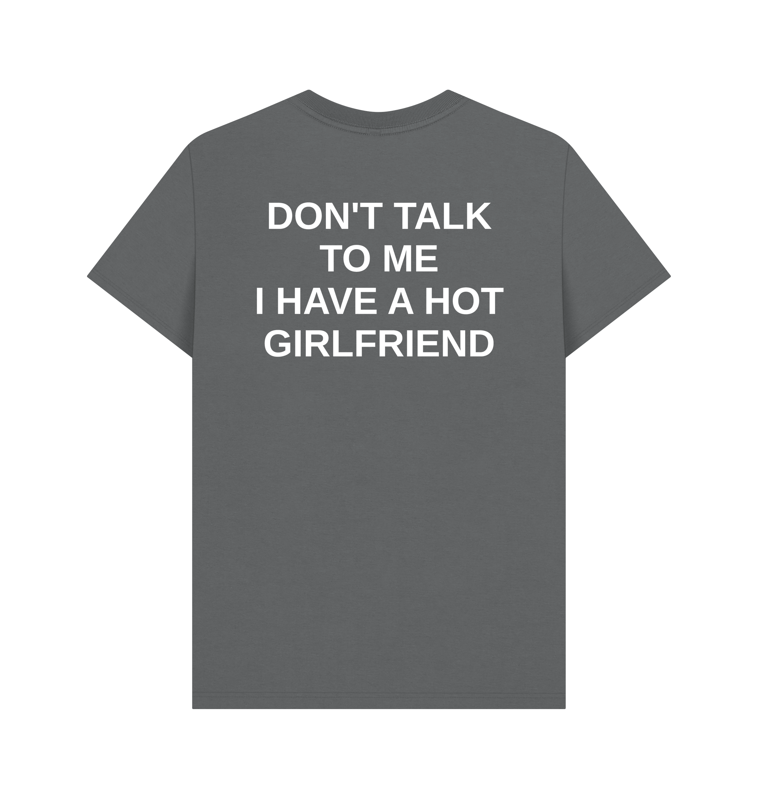 Slate Grey Printed T-shirt Back