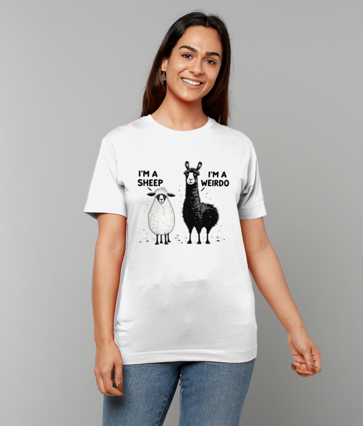 455 I'm A Sheep I'm A Weirdo T-shirt Tee