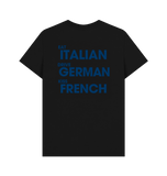 Black Printed T-shirt Back