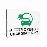 B096 ELECTRIC VEHICLE CHARGING POINT Car Metal Aluminium Plaque Sign