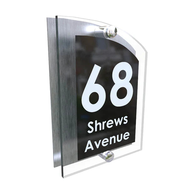 Arched home signs A5