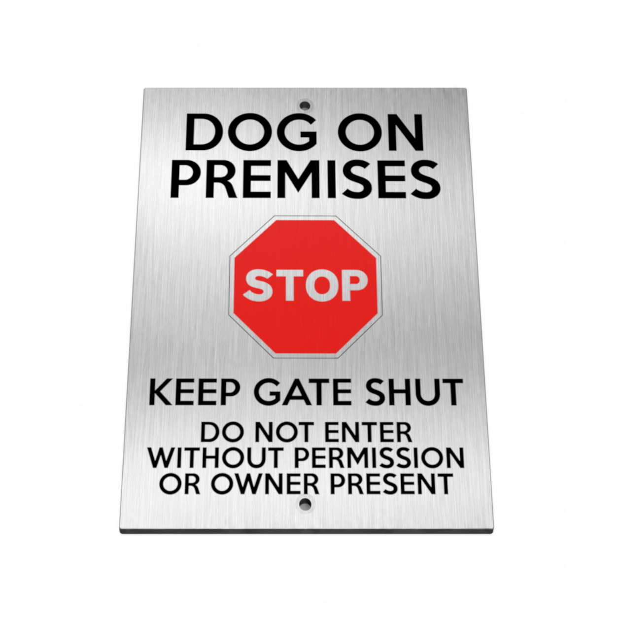 B237 PLEASE DROP PARCELS OVER FENCE Metal Aluminium Composite Plaque Sign Gate