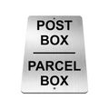B160 POST BOX PARCEL BOX Metal Aluminium Plaque Sign Door Letters