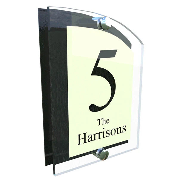 Arched home signs A5