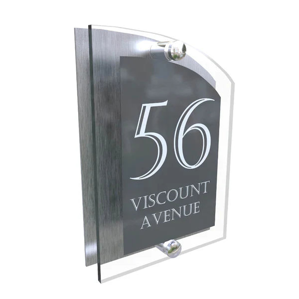 Arched home signs A5