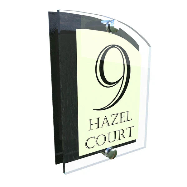 Arched home signs A5