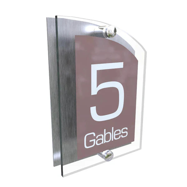 Arched home signs A5