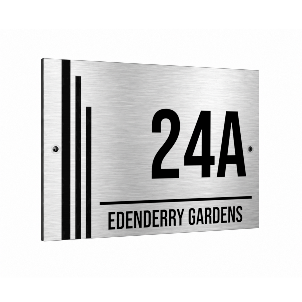 B248 Custom Personalised Address Metal Aluminium Plaque Sign Door House Gate