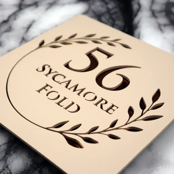 Decorative S1 home signs A5