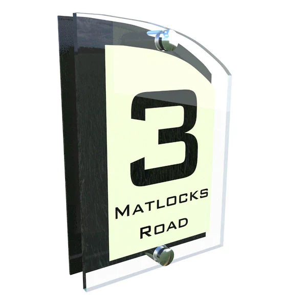 Arched home signs A5