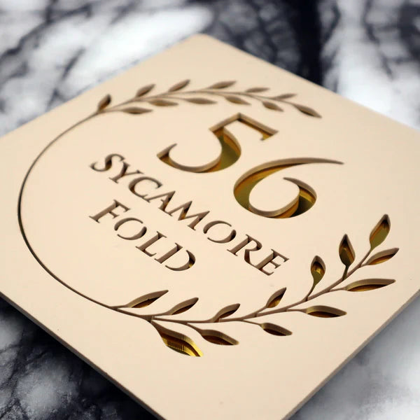 Decorative S1 home signs A5