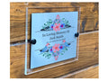 M012 Custom Personalised Memorial Funeral Grave Acrylic Aluminium Sign Plaque