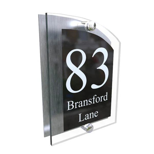 Arched home signs A5