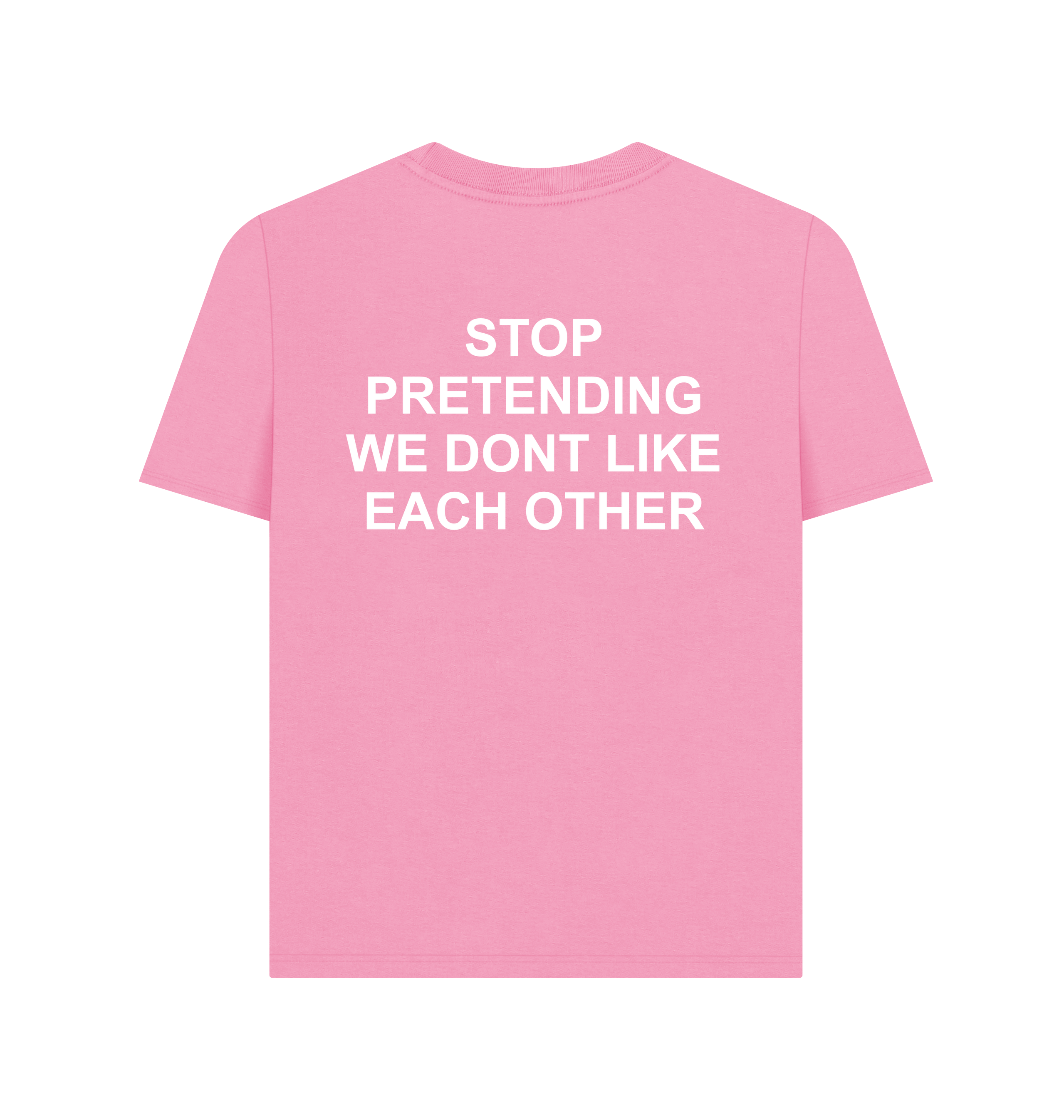 Rose Pink Printed T-shirt Back