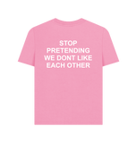 Rose Pink Printed T-shirt Back