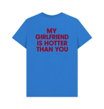 Bright Blue Printed T-shirt Back
