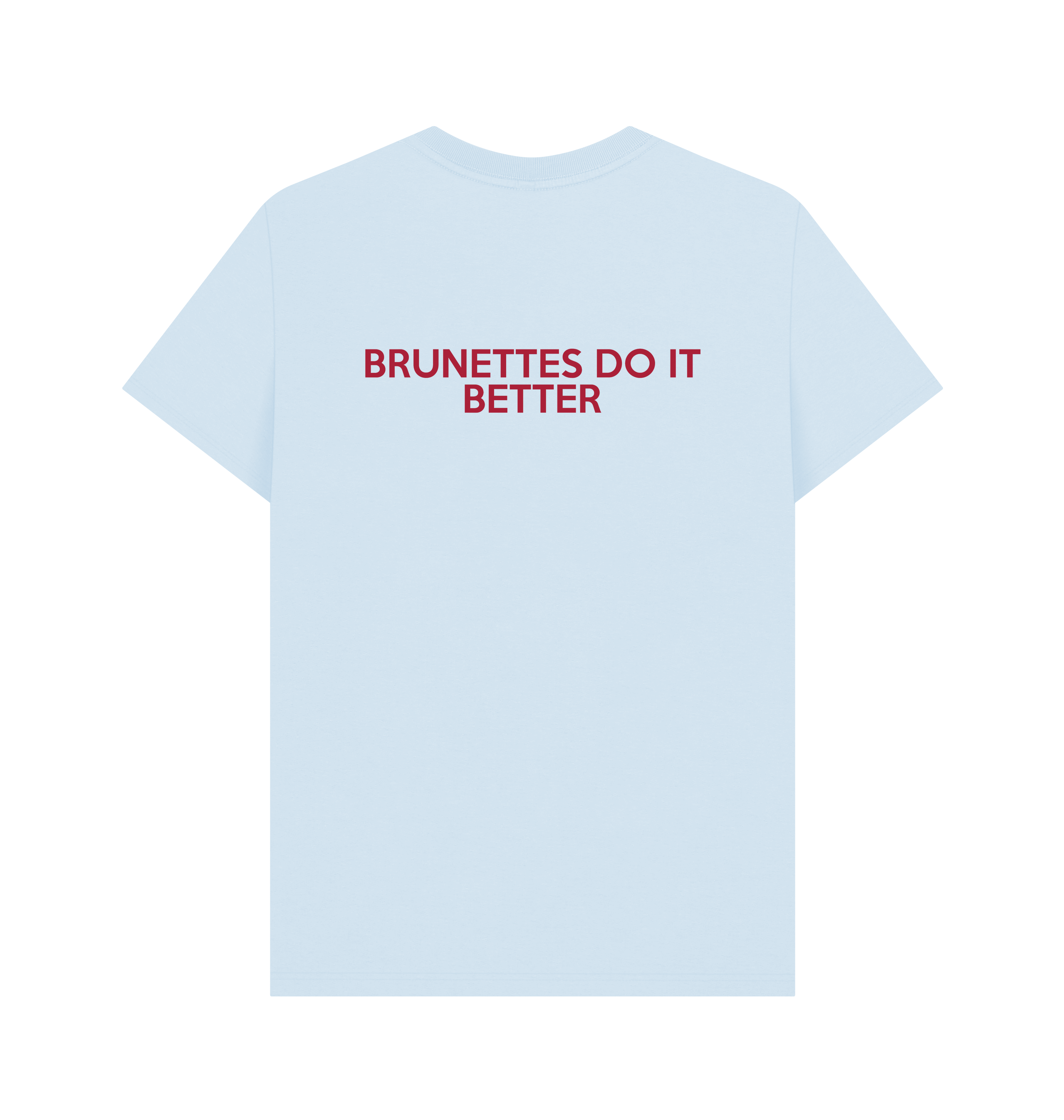 Sky Blue Printed T-shirt Back
