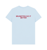 Sky Blue Printed T-shirt Back