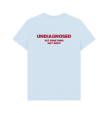 Sky Blue Printed T-shirt Back