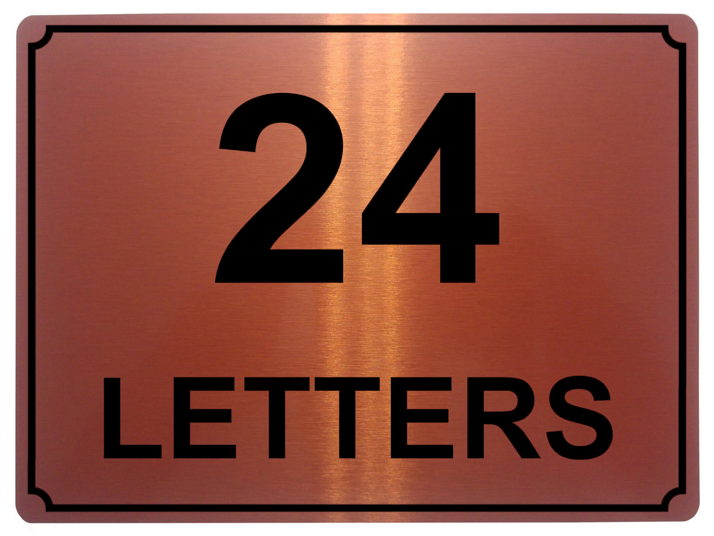 1909 Personalised LETTERS Number Metal Aluminium Sign Plaque Door House Office