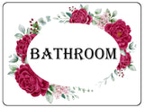 2350 Kitchen, Toilet, Bathroom, Bedroom Door House Metal Aluminium Plaque Sign