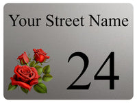 2304 Custom Personalised Address House Door Gate Metal Aluminium Sign Plaque