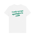 White Printed T-shirt Back