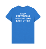 Bright Blue Printed T-shirt Back