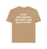 Sand Printed T-shirt Back