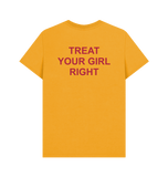 Mustard Printed T-shirt Back