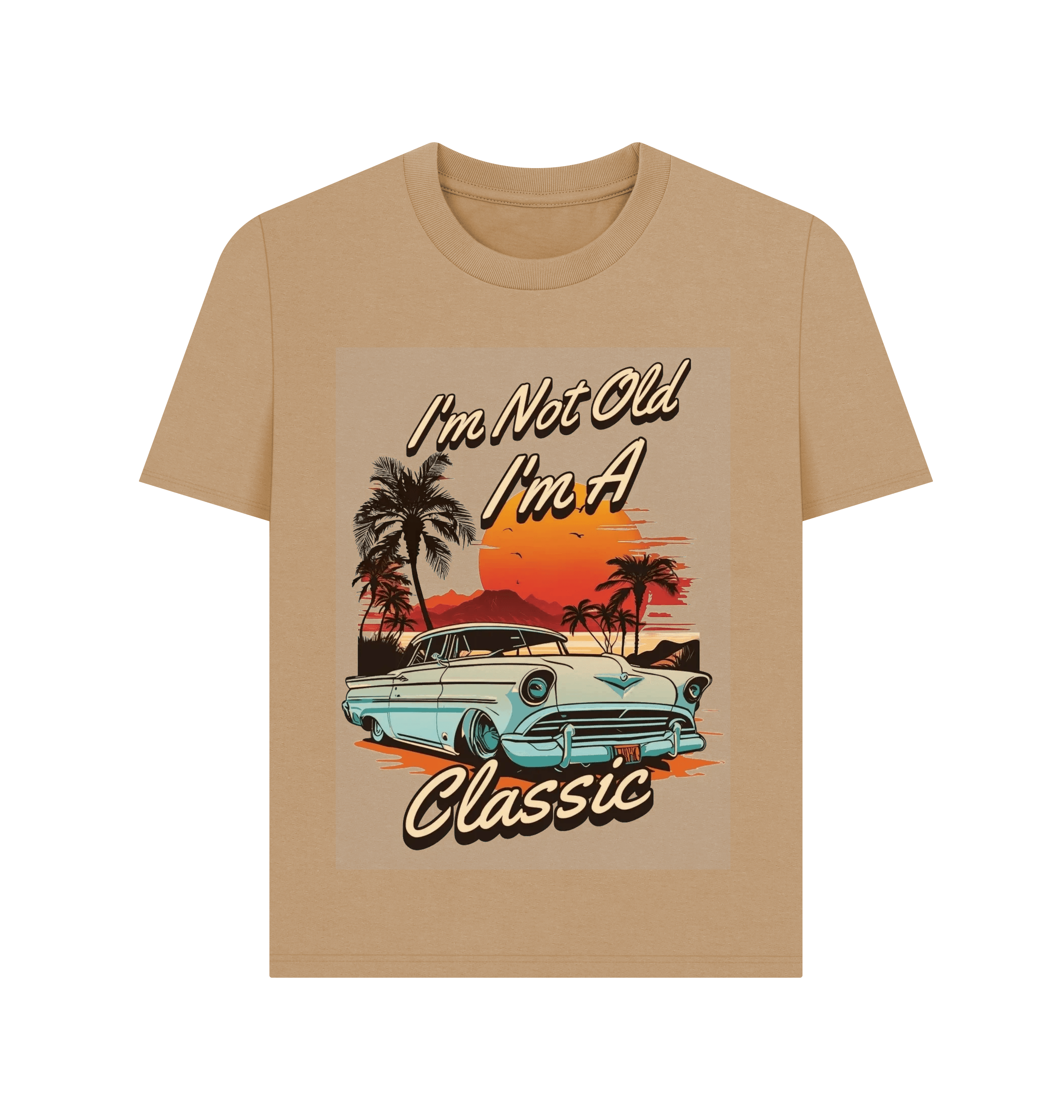 Sand Printed T-shirt Front