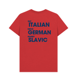 Red Printed T-shirt Back