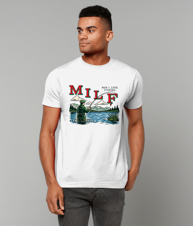 271 MILF Man I Love Fishing T-shirt Funny Tee