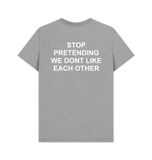 Athletic Grey Printed T-shirt Back
