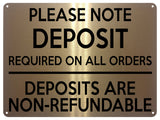 1MM UV415 PLEASE NOTE DEPOSIT REQUIRED ON ALL ORDERS Aluminium Metal Plaque Sign