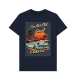 Navy Blue Printed T-shirt Front