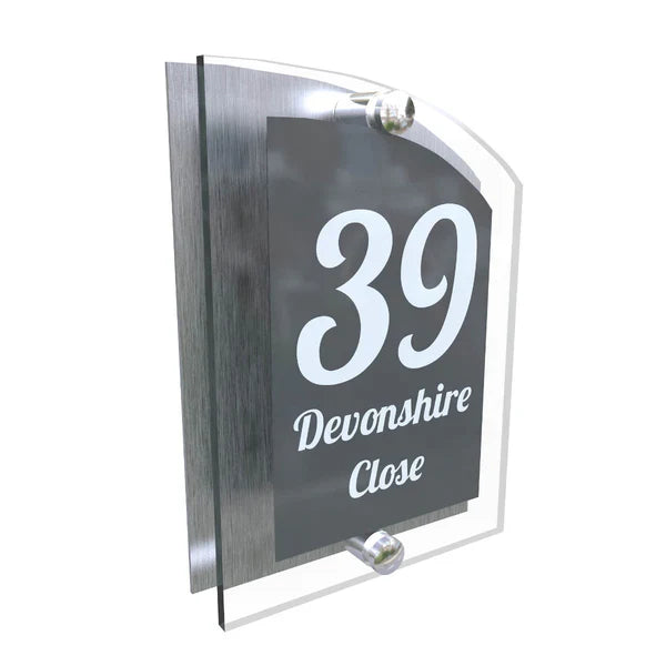Arched home signs A5