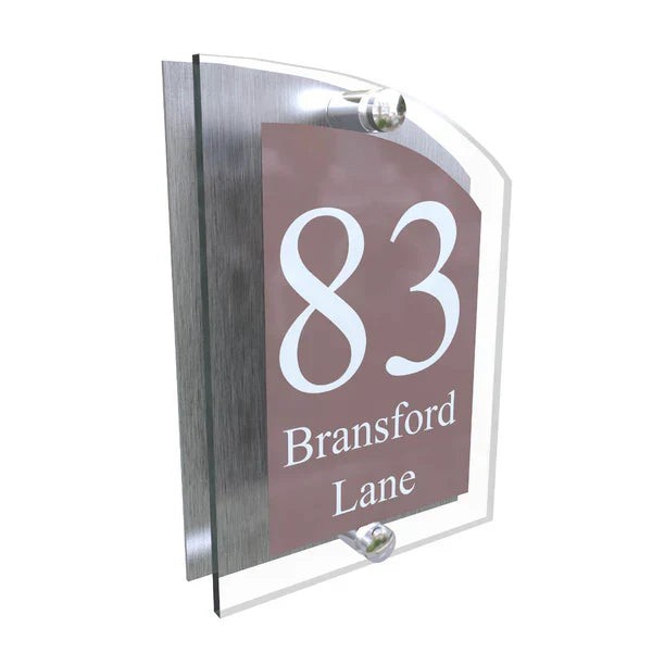 Arched home signs A5