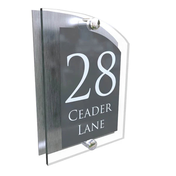 Arched home signs A5