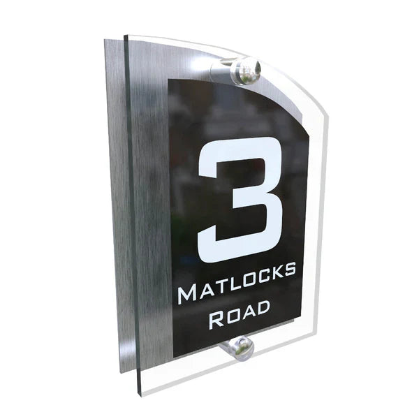 Arched home signs A5