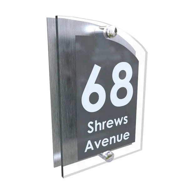 Arched home signs A5