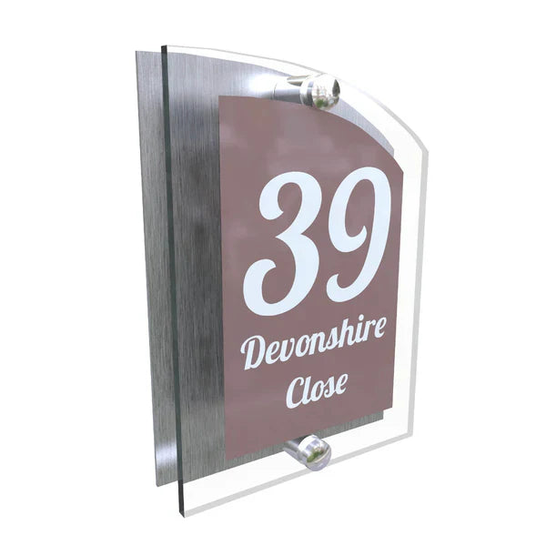 Arched home signs A5