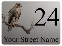 2280 Custom Personalised Address Eagle Door Gate Metal Aluminium Sign Plaque